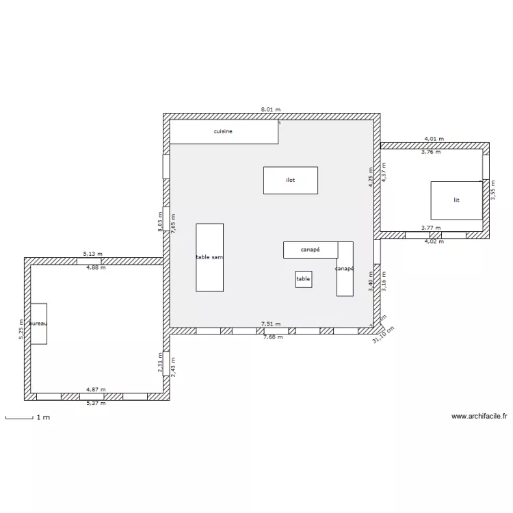 MAISON LM. Plan de 