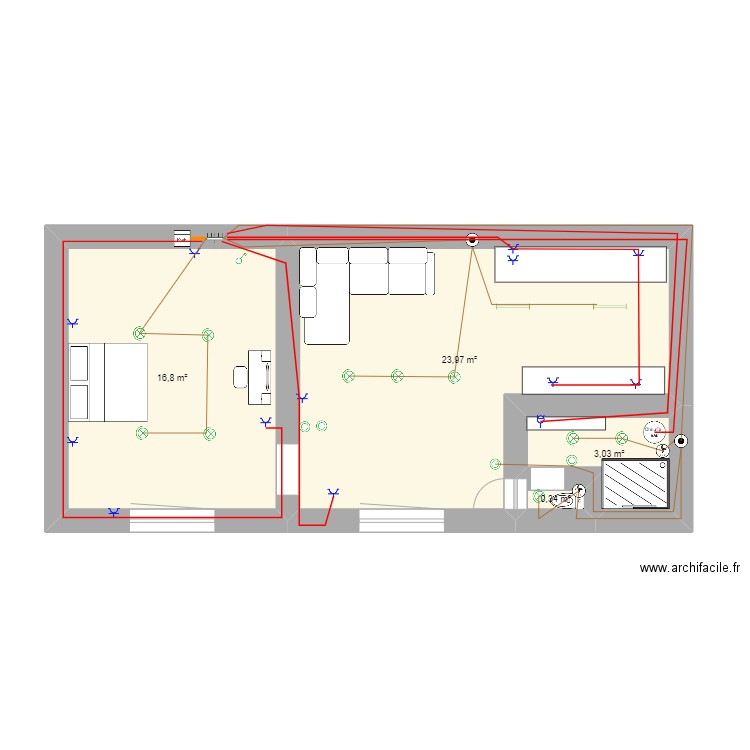 jeremy2. Plan de 4 pièces et 44 m2