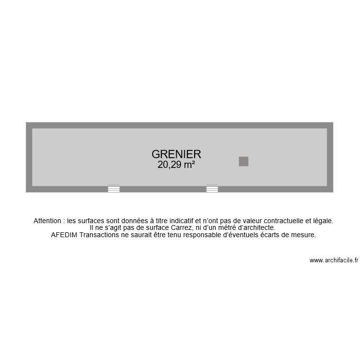 BI 6739 GRENIER. Plan de 0 pièce et 0 m2