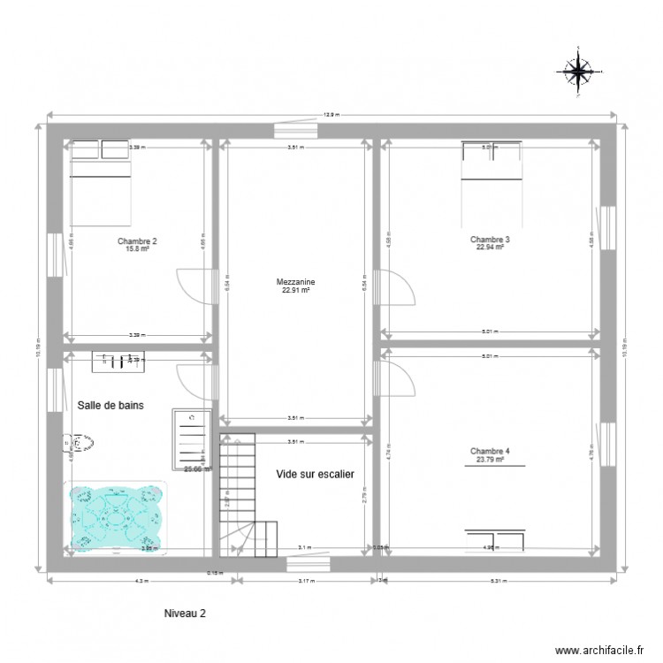 Froidin. Plan de 0 pièce et 0 m2