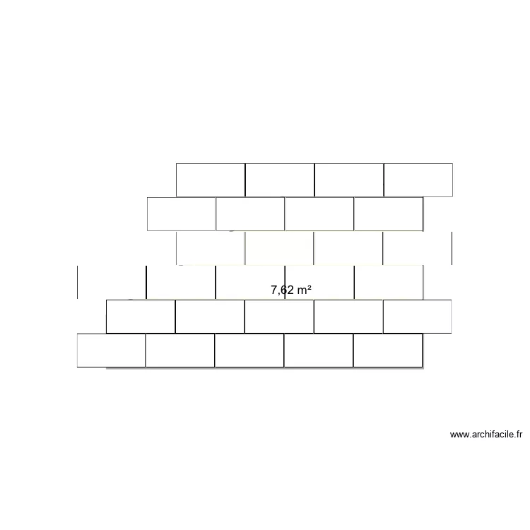 Murs terrasse. Plan de 