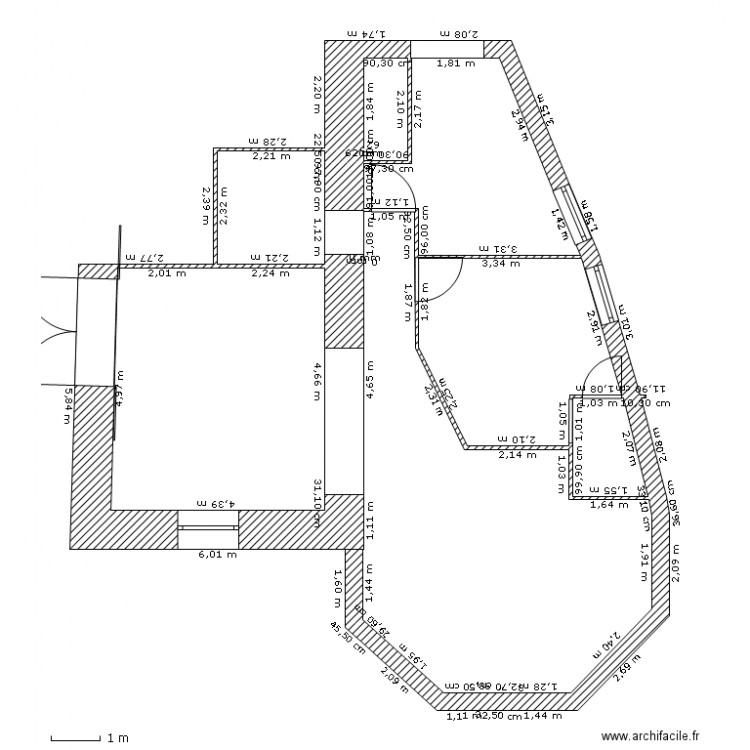 aparte 3. Plan de 0 pièce et 0 m2