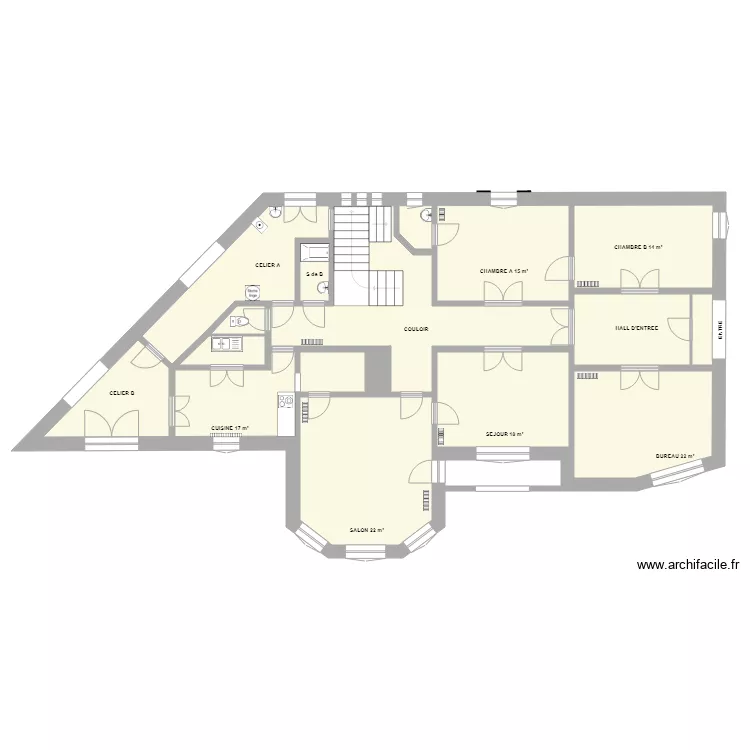 AU PARADIS 1. Plan de 