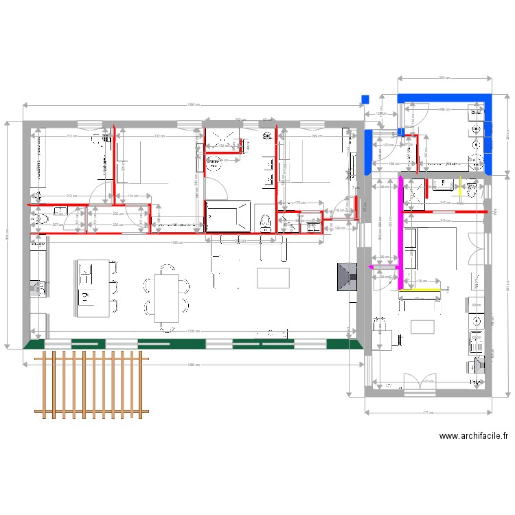 MAISON finie avec doublage et cloisons 6 Doublage. Plan de 0 pièce et 0 m2