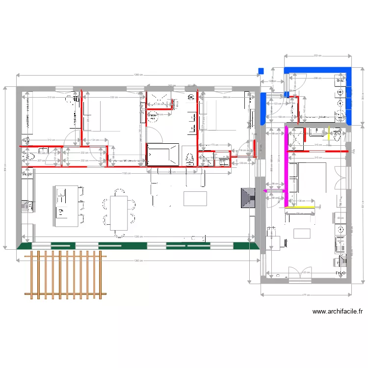 MAISON finie avec doublage et cloisons 6 Doublage. Plan de 