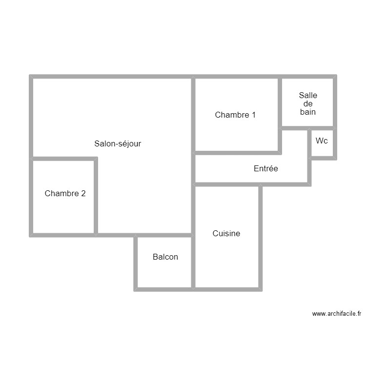QUIMPER SIMON 18 RTE DE BREST. Plan de 0 pièce et 0 m2
