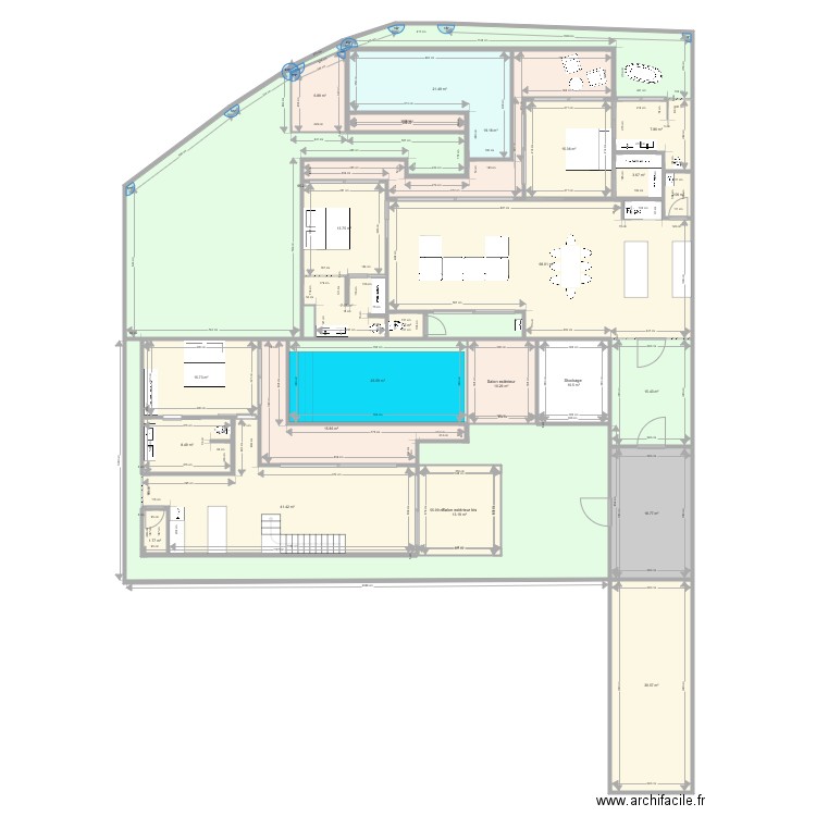 Villas JJ. Plan de 0 pièce et 0 m2