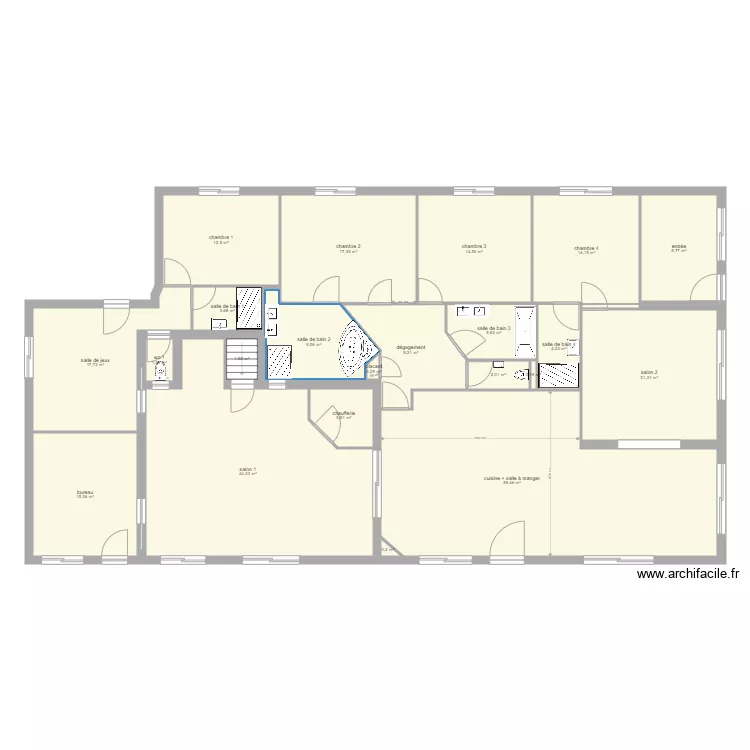 villa Garrix v2. Plan de 
