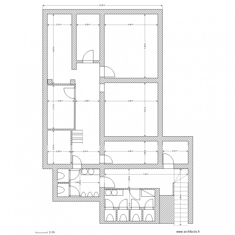 Sous-sol. Plan de 0 pièce et 0 m2