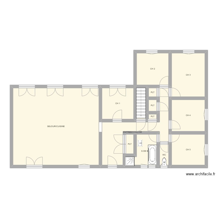 CHARHON. Plan de 0 pièce et 0 m2