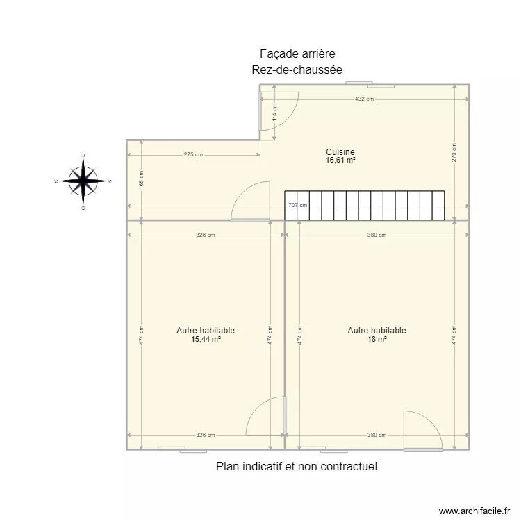 Petigny - Lejeune Anne Rez-de-chauss&eacute;e lot 3. Plan de 