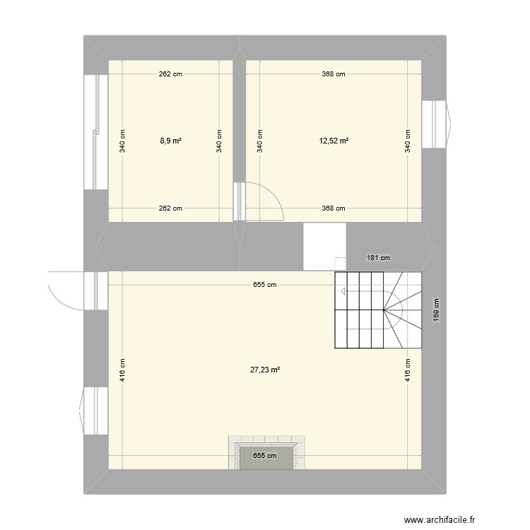 RDC. Plan de 0 pièce et 0 m2