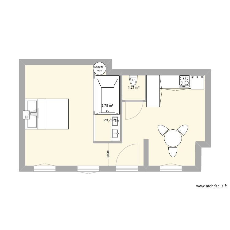 love3. Plan de 0 pièce et 0 m2