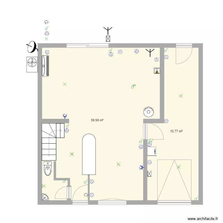 MAISON ALINE. Plan de 