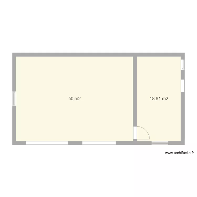 Plan Garage double 50 avec atelier 18. Plan de 