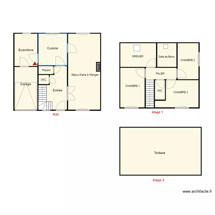 MONNIER GEVEZE 2. Plan de 