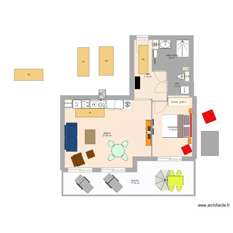appartement montille 10 12. Plan de 