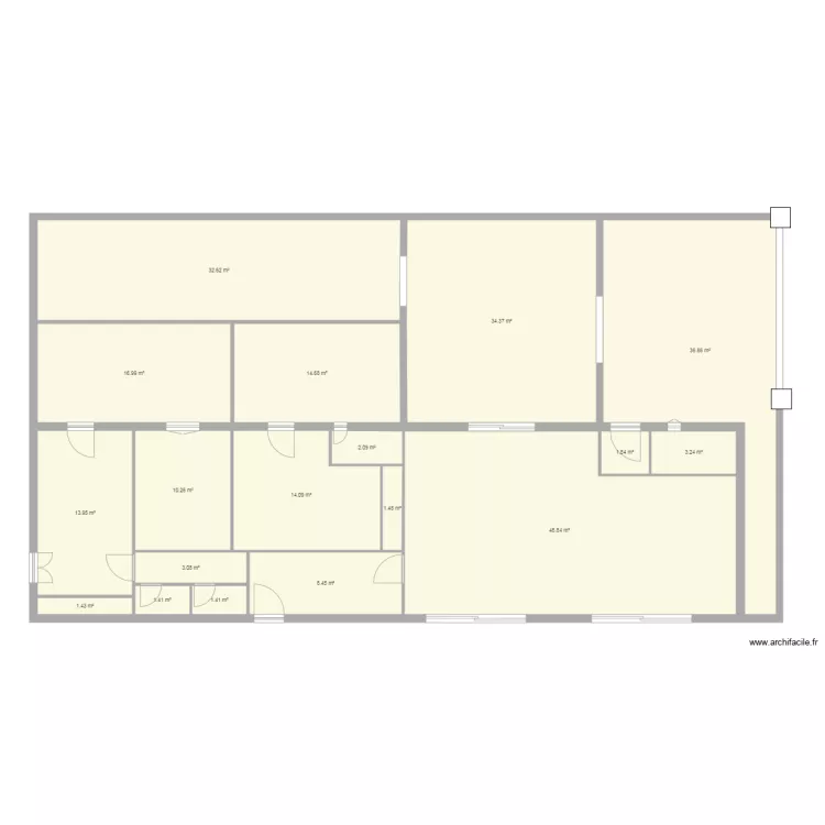 location 2 appart. Plan de 