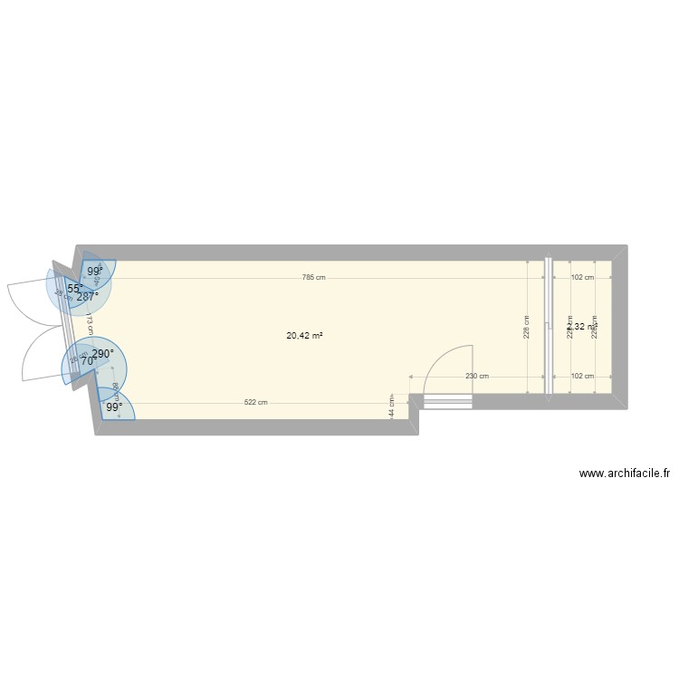 Barber Shop. Plan de 0 pièce et 0 m2