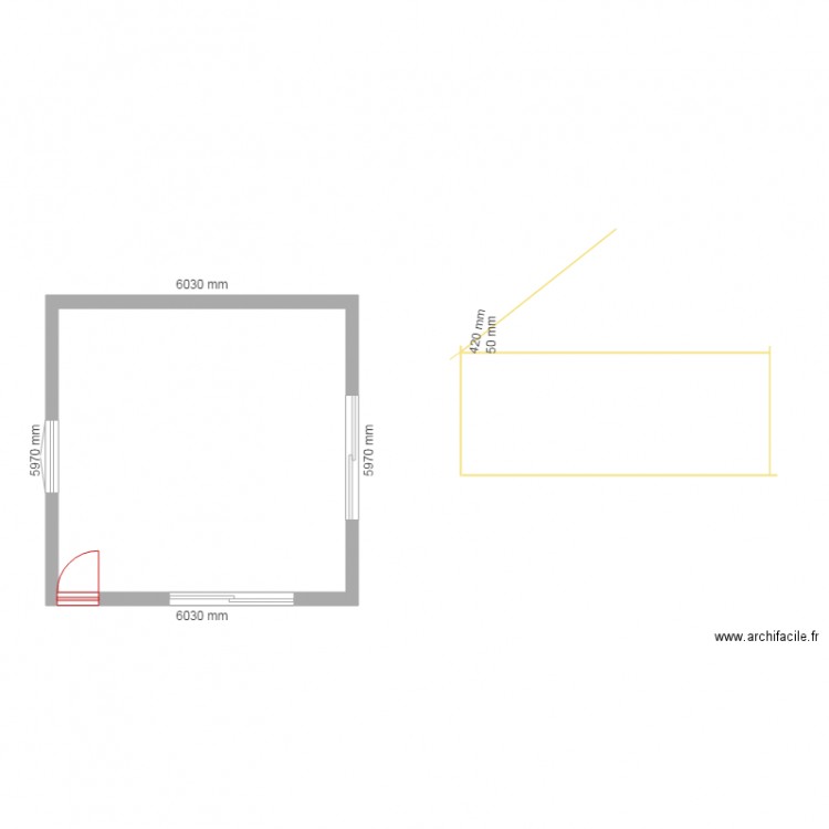 bar. Plan de 0 pièce et 0 m2