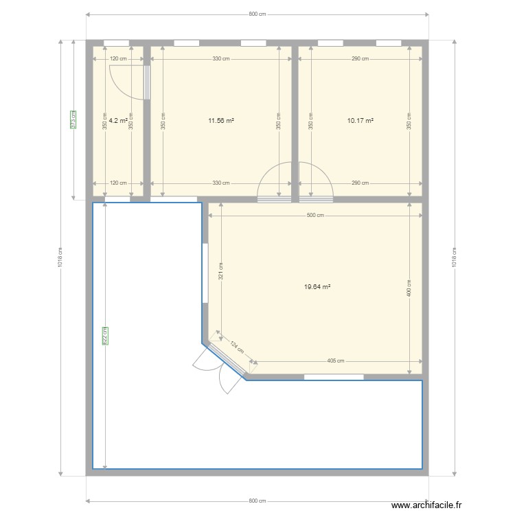 Réhab. Plan de 0 pièce et 0 m2