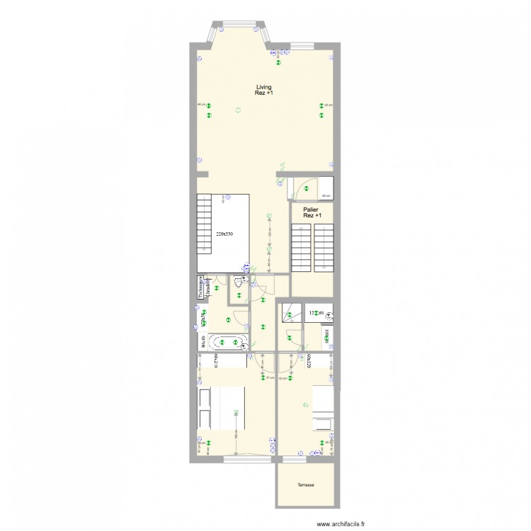 Marie José Rez1 Mezzanine Elec Def. Plan de 0 pièce et 0 m2