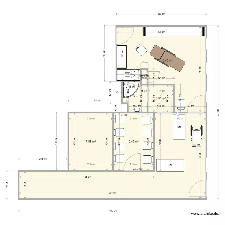 Extension cabinet proj 5 nv cab. Plan de 