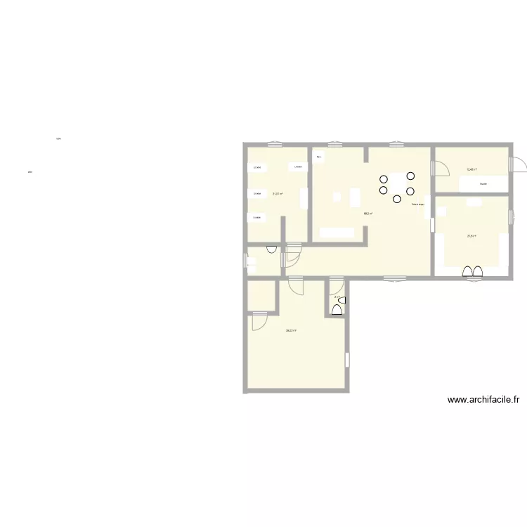 Maison 2021. Plan de 