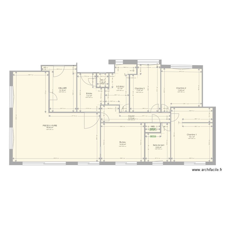 LAPELLEGERIE. Plan de 0 pièce et 0 m2