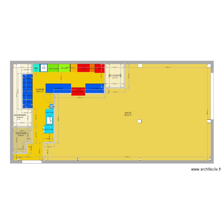 local allondon 20. Plan de 0 pièce et 0 m2