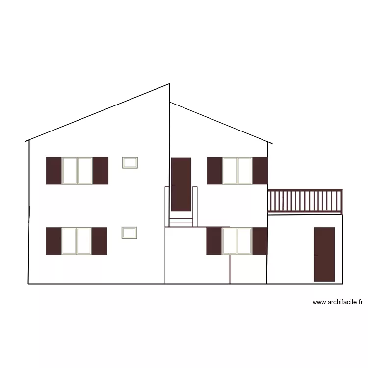 facade 4. Plan de 