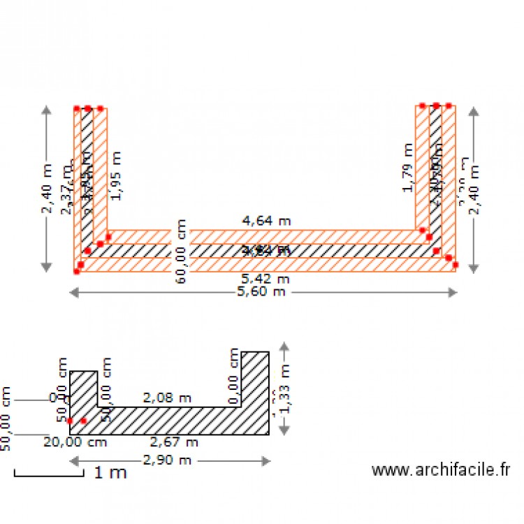 plan bar. Plan de 0 pièce et 0 m2