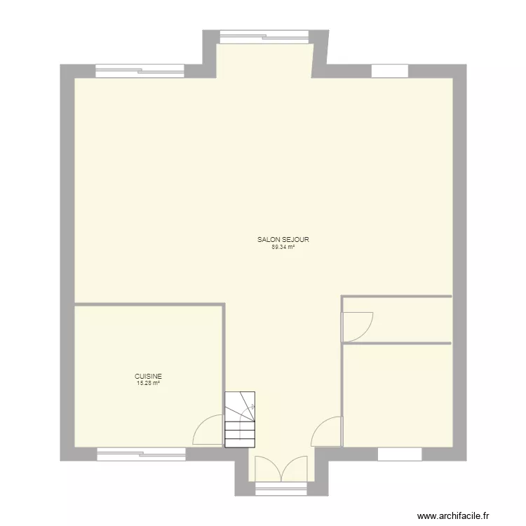 maison omar. Plan de 