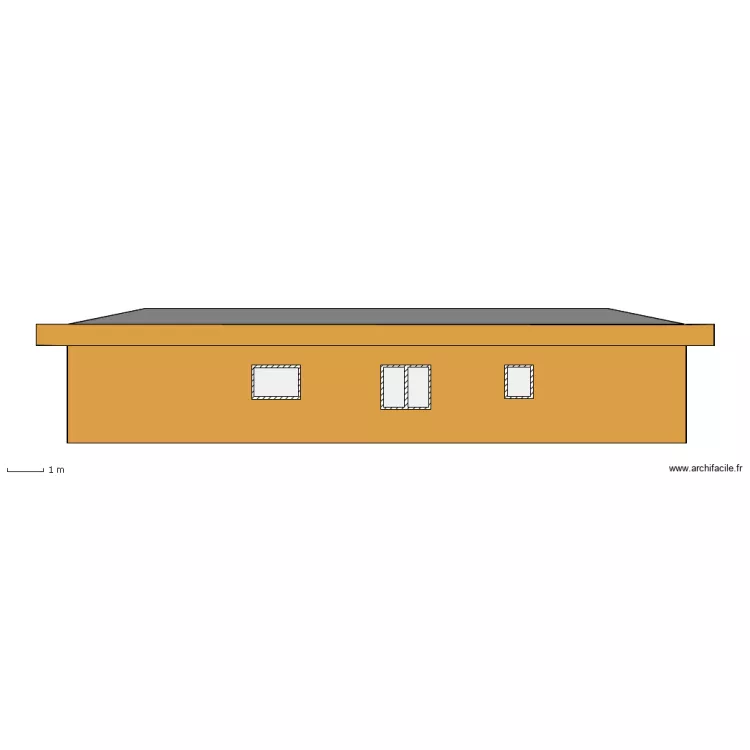 Façade EST. Plan de Façade EST. Plan de