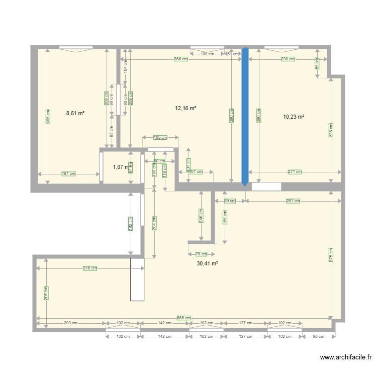 appart. Plan de 0 pièce et 0 m2
