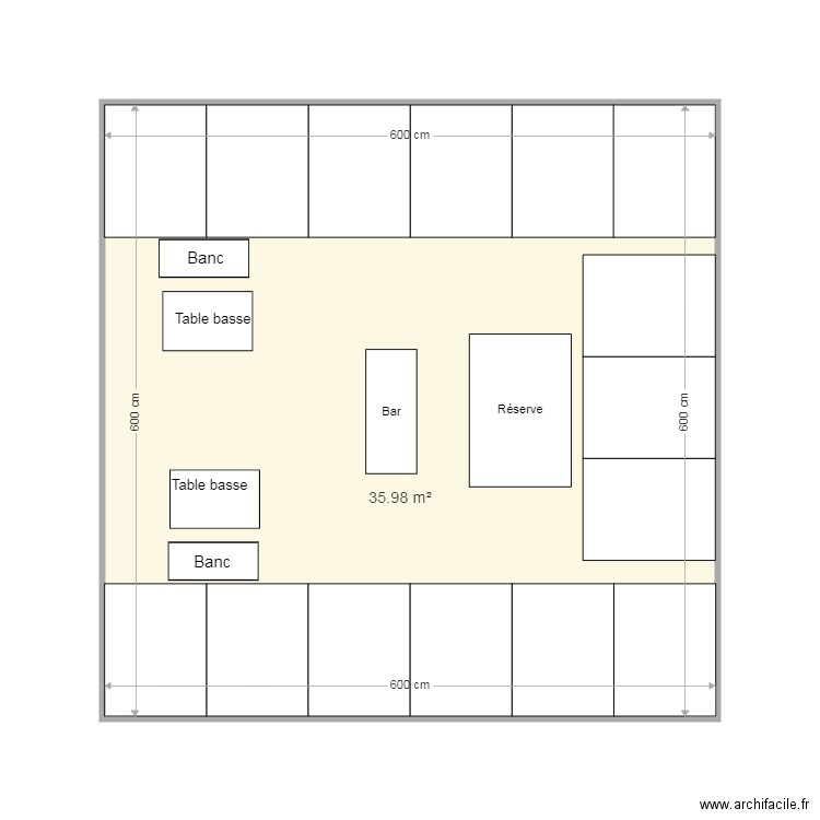 rando lyon 36m2 bis. Plan de 0 pièce et 0 m2