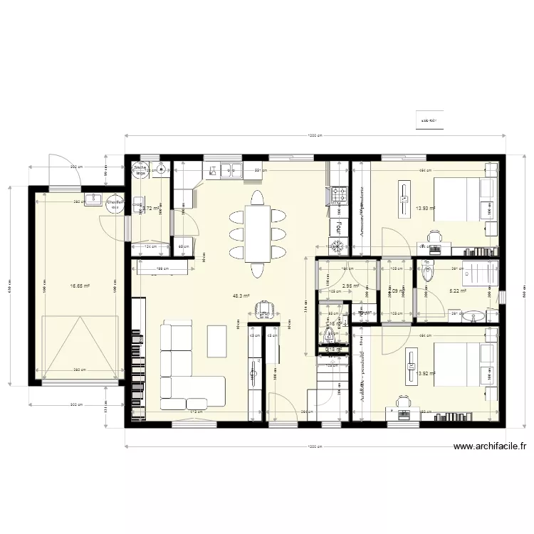 Maison papy mamy 2. Plan de 
