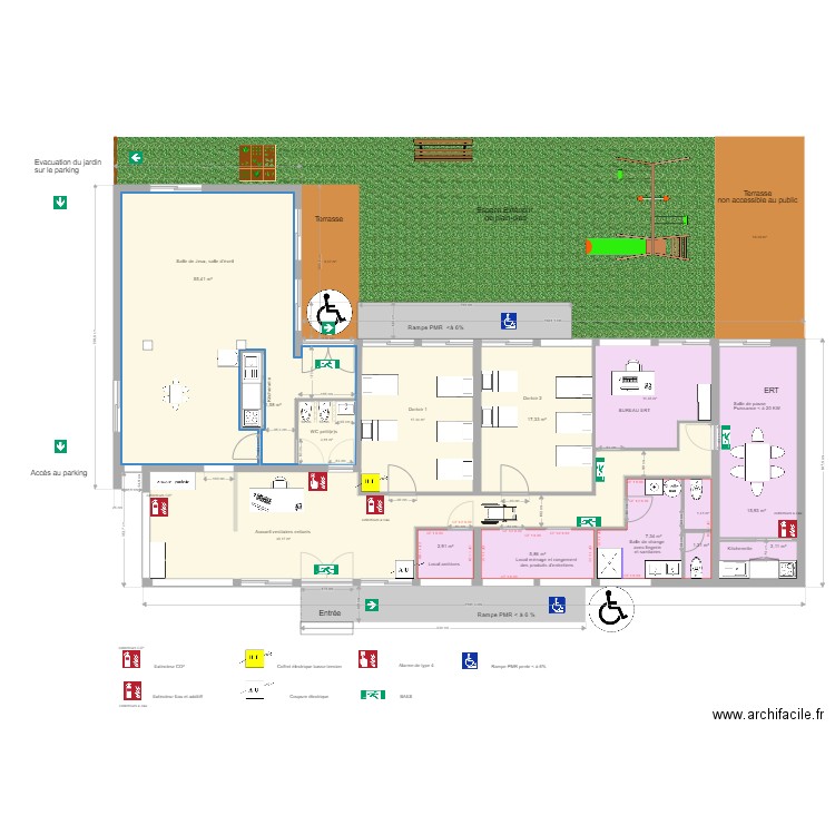 crèche aubière 8. Plan de 0 pièce et 0 m2