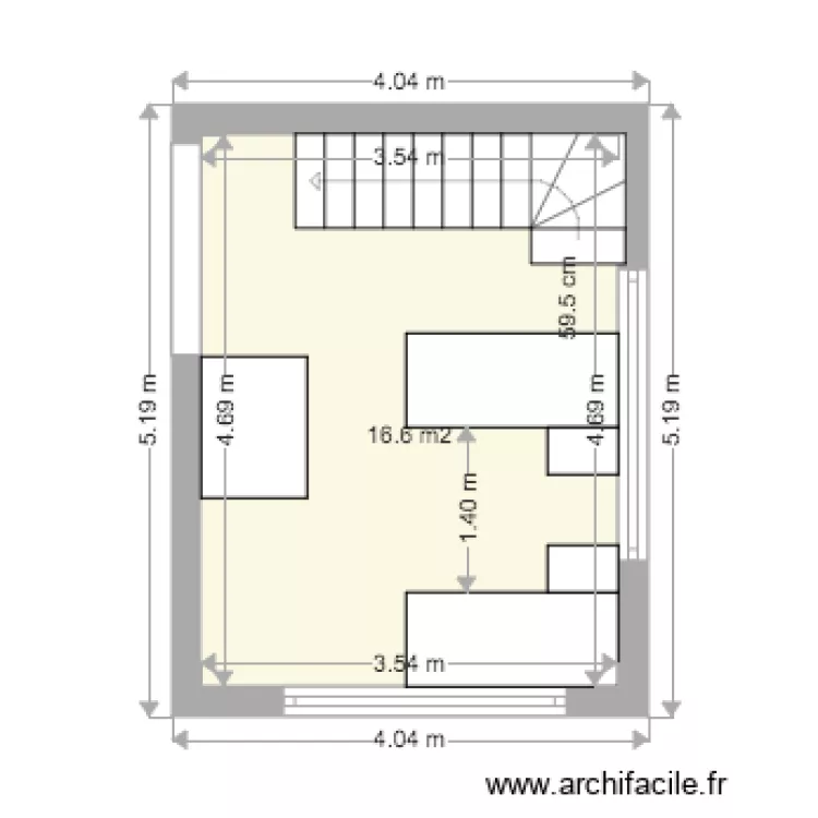 Bureaux. Plan de 