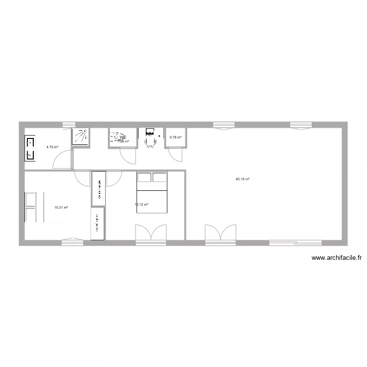 Maison sainte marie . Plan de 