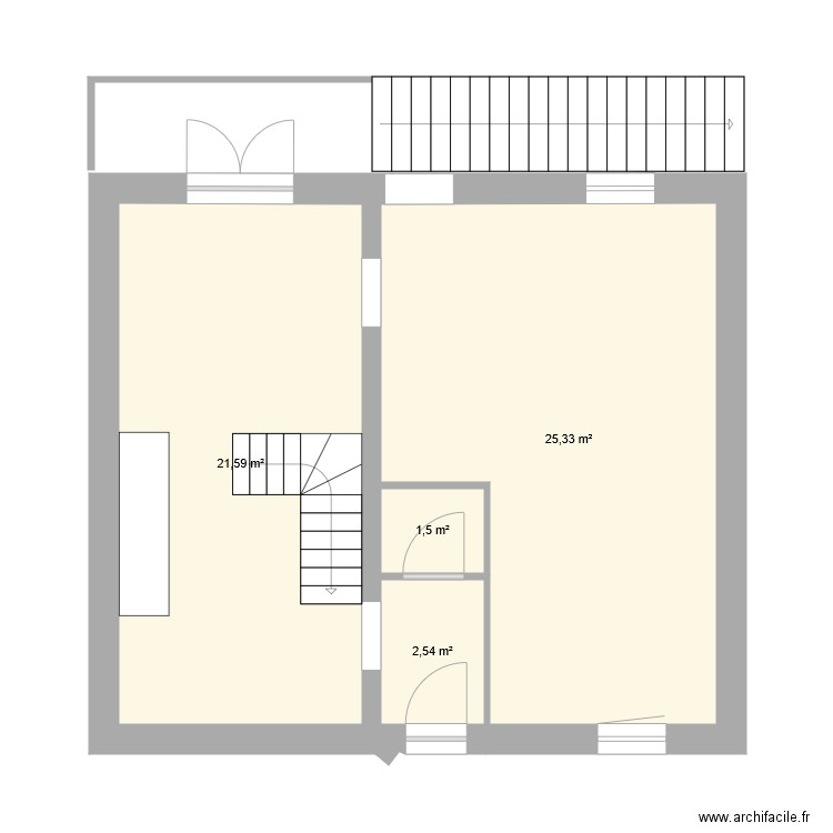 MAISON 1. Plan de 0 pièce et 0 m2