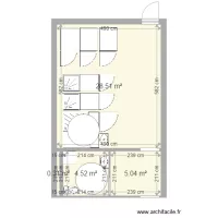VESTIAIRE  plan salle de sport &agrave; vestric