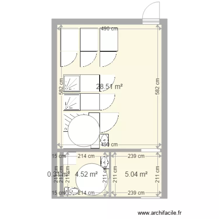 VESTIAIRE  plan salle de sport &agrave; vestric. Plan de 