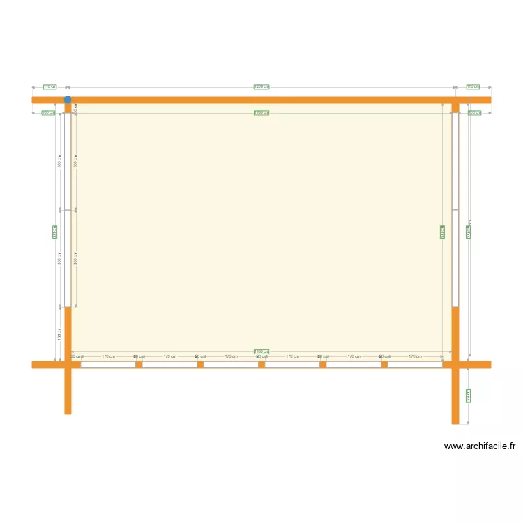 pool house RESUGE. Plan de 