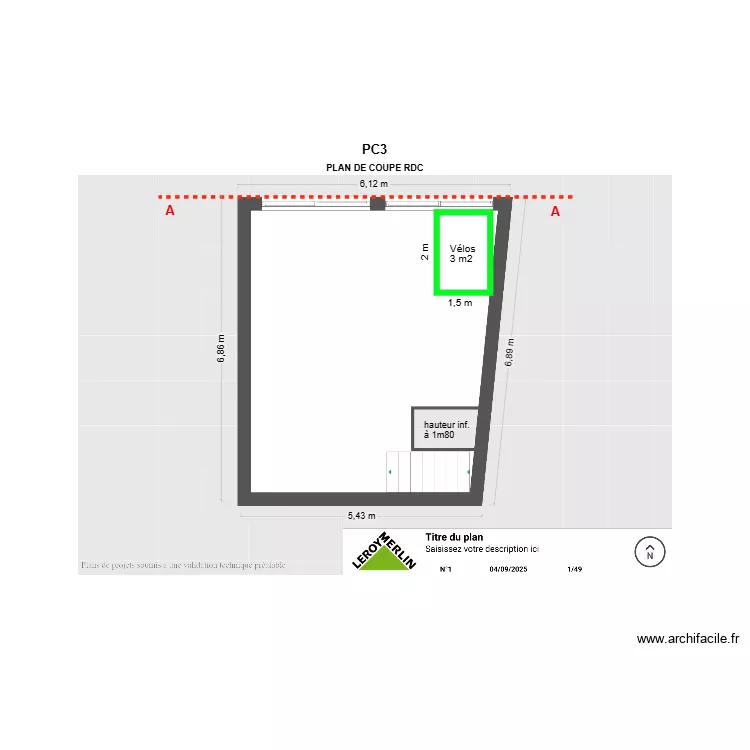 PC RDC Saint Jean. Plan de 