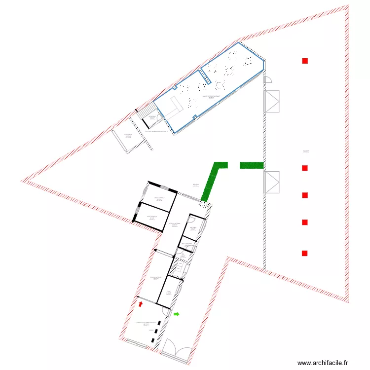 LYON 7 VIENNE. Plan de 