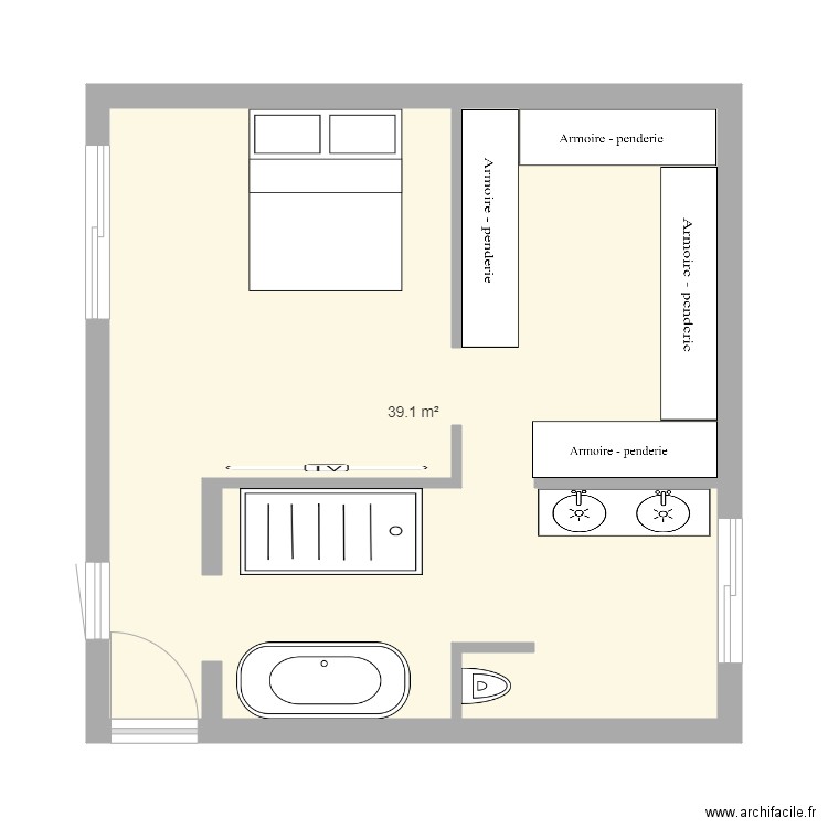 future maison. Plan de 0 pièce et 0 m2