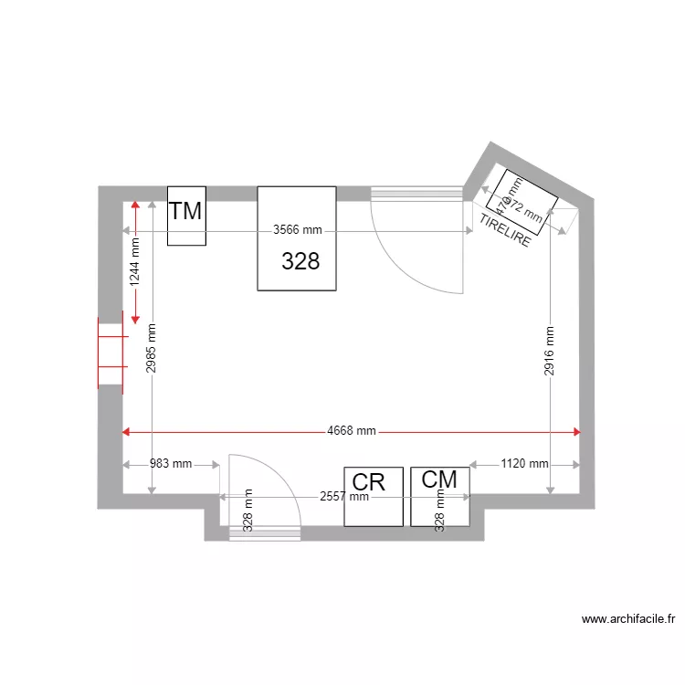 PLAN DE MASSE PROJET FANGO BOUCHON. Plan de 