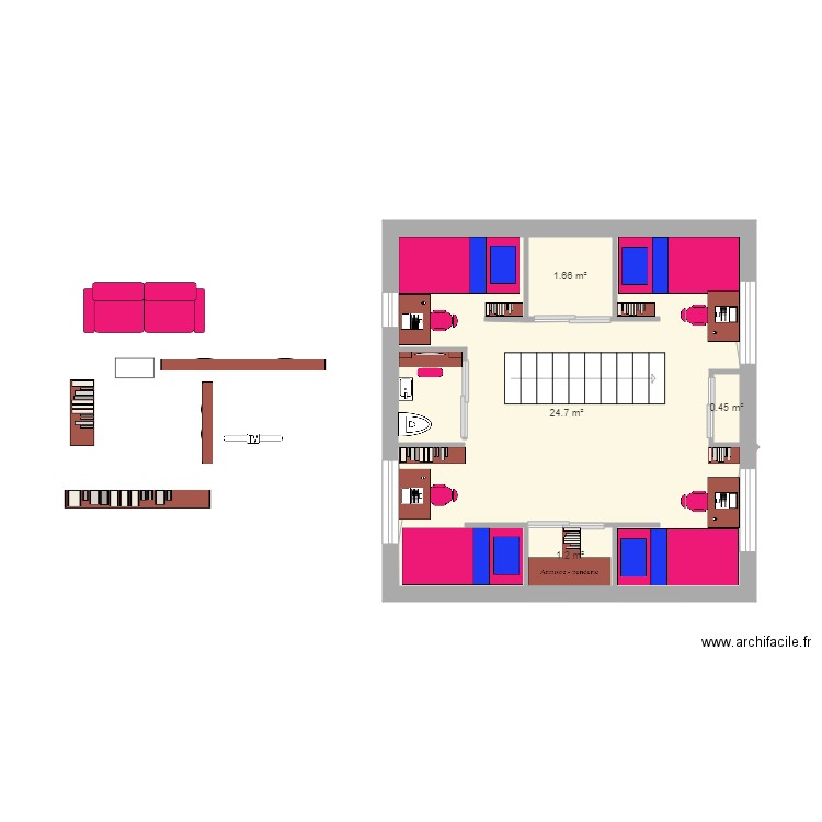 haut 3. Plan de 0 pièce et 0 m2