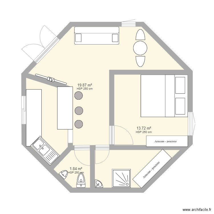 bungalow 2. Plan de 0 pièce et 0 m2